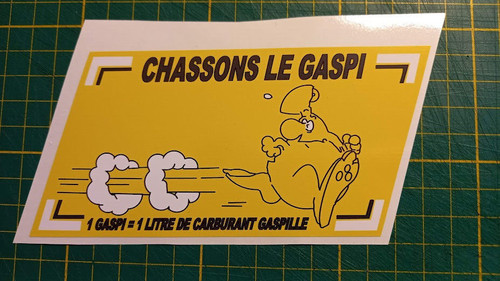 Sticker autocollant vintage