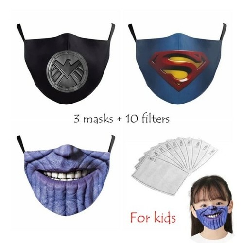Masques tissu avengers thanos - tissu,