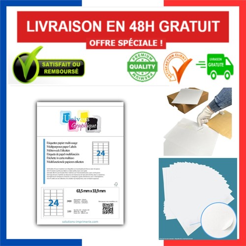2400 étiquettes adhésives