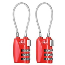 Cadenas Valise Avion Cadenas Code TSA 3 Chiffres pour Bagages Sac à dos Petit...