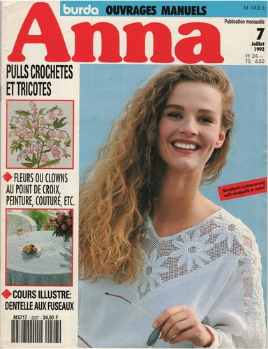 Vintage juillet 1992 burda - -,