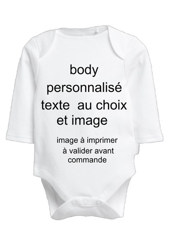 Body bébé personnaliser - bébé,