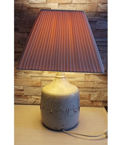 Lampe céramique signée - lampe,
