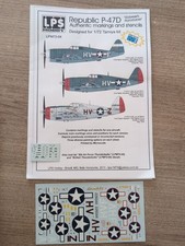 Décalcomanies Maquette Avion 1:72 Pour P 47