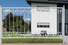 Fer Forgé Palissade Clôture en Métal Zaunelement Monaco-Z100/200 Feu Galvanisé