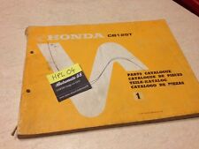 Honda CB125T F CB125 T Twin CB 125 parts list liste catalogue pièce détachée