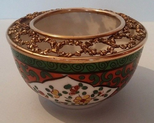 Pot porcelaine décor chinois - porcelaine,