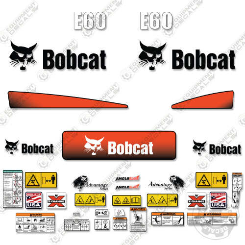Fits bobcat e60 decal kit - bobcat,
