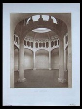 HALL CIRCULAIRE, CHARLES PLUMET - 1913 - PLANCHE ARCHITECTURE - SALON D'AUTOMNE