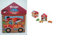 Boîte à jouets Garage 2 en 1 A PARTIR DE 2 ANS