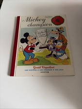 Livre Mickey Champion Walt Disney Gentil Coquelicot 