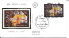 FRANCE 1980 FDC JEAN PICART LE DOUX YT 2107