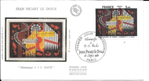 France 1980 fdc jean - jean, picart