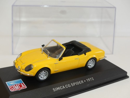 Simca spider 1972 jaune - spider,