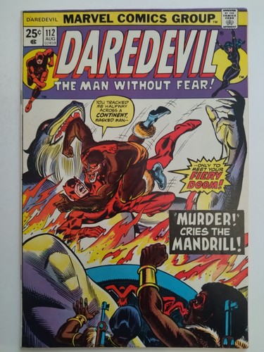 Daredevil 112 vf - f/vf, (1964