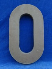 LETTRE D'ENSEIGNE VINTAGE Old sign letter - O 35 cm - LOFT INDUSTRIEL COIFFEUR