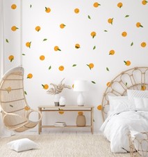 Oranges Fruit Mural Pochoir