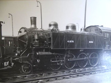 carte photo -CPA  locomotive vapeur Nord 4.1670 tampon Perret _ ref 349