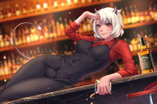 Girls jack daniels helltaker - girls,