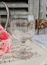 ANCIEN VERRE DE MARIEE SUR