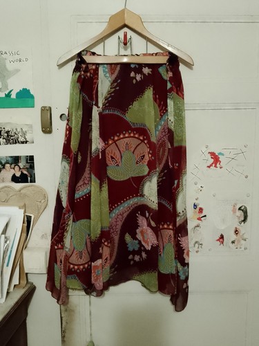 Jupe longue multicolore 44 - mi,