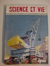 SCIENCE ET VIE 409 10/51 gomme laque engins de chantier graphologie