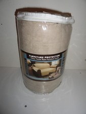 BEIGE LOVE SEAT FURNITURE PROTECTOR-BRAND NEW IN PACKAGE-FITS UP TO 70"