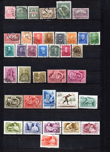 Lot timbres hongrie 1874 - hongrie,