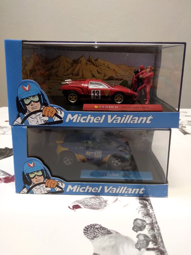 Michel vaillant 2 voitures - michel,