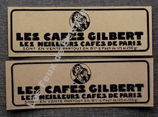 Publicité CAFES GILBERT MEilleur café de PAris   1933 clipping