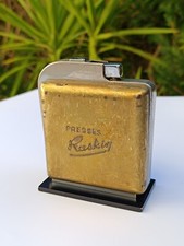 Briquet de table Thorens Suisse ancien vintage lighter essence rare collector