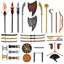 Playmobil Ninja Samouraï Guerrier Asie Accessoires Pièces Détachées Armes