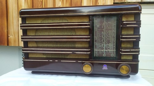 Poste radio horizontal en - poste,