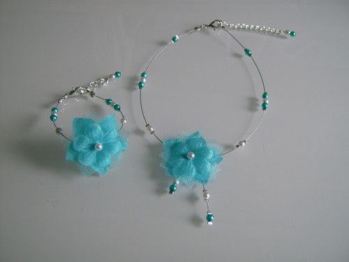 Parure enfant bleu - enfant,