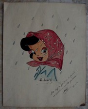 Dessin à l'aquarelle