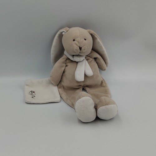 Doudou pantin lapin - , gris