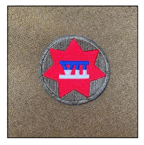 Ww2 patch insigne 7th corps - us,
