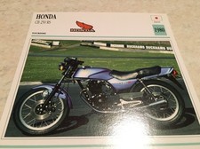 Carte moto Honda CB 250 RS