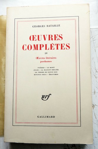 BATAILLE/OEUVRES