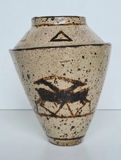 Vase en grès décor de