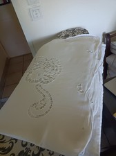 DRAP ANCIEN COTON AVEC