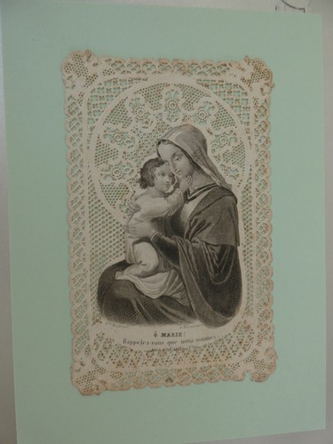 Image pieuse canivet dentelle