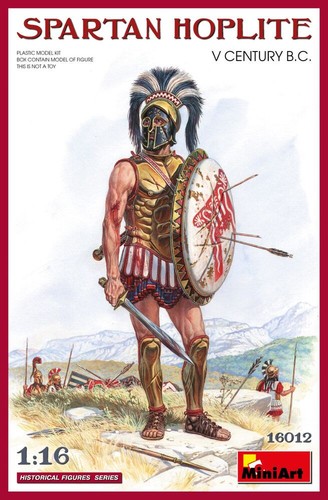 Miniart hoplite spartiate - spartiate, ve