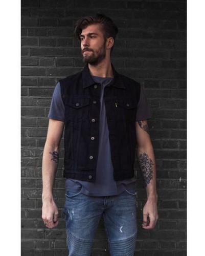Gilet jacket cut - gilet, denim