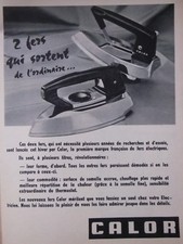 PUBLICITÉ DE PRESSE 1958 FER A REPASSER CALOR - ADVERTISING