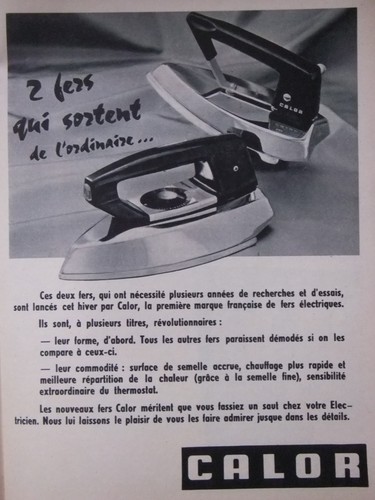 Publicité presse 1958 fer - 1958,
