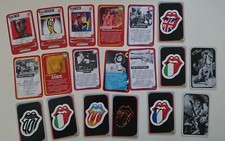 Lot Cartes Carrefour Market MUSIQUE ROLLING STONES cartes & Stickers
