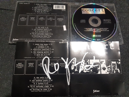 The cure autograph - autograph, live