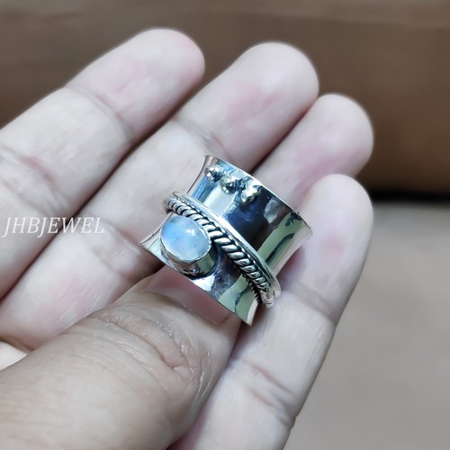 Bague toupie anxiété - , ovale