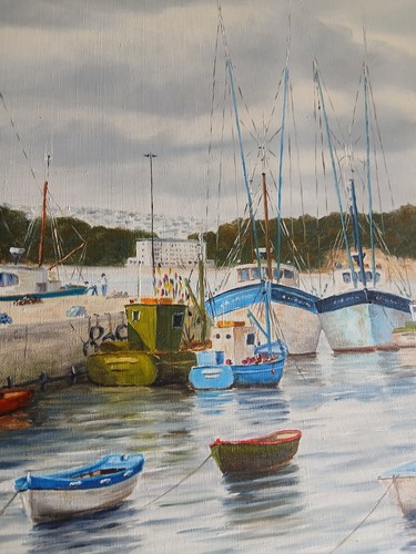 Huile sur toile signée - huile,